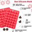 Molde silicona abeja 2 pzas para cupcakes y gomitas
