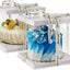 Caja transparente tartas 10x10" set 2 blanco