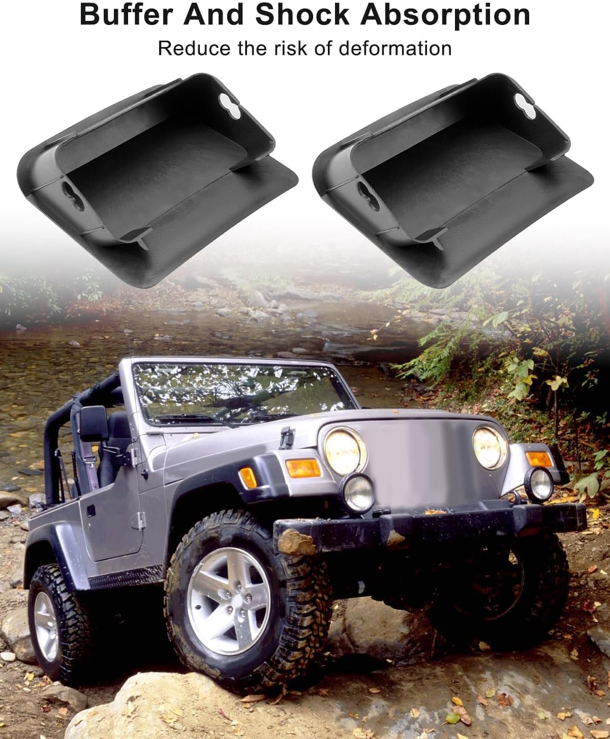 2 Tapas Parachoques Jeep Wrangler TJ