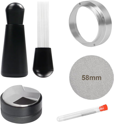 Kit accesorios espresso distribuidor embudo tamiz