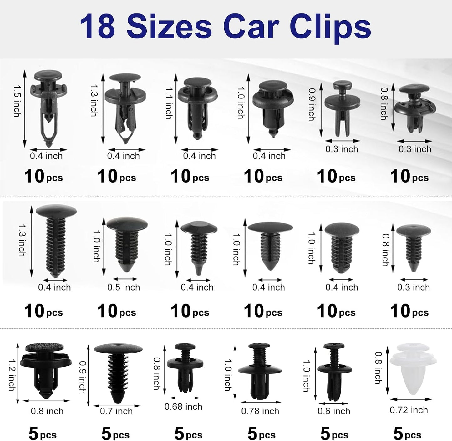 Kit 432 pzas herramientas extracción molduras coche