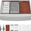 Fregadero cocina granja 36x22pulg acero inox 16
