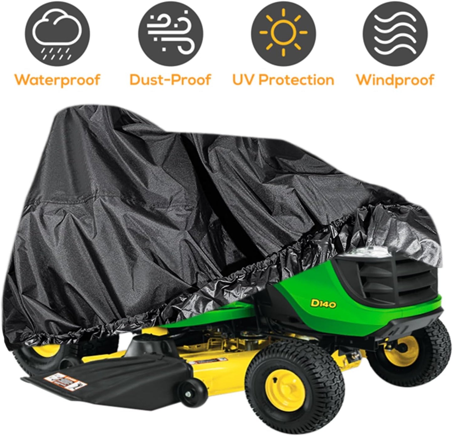 Cubierta cortacésped John Deere 100-X300 tela Oxford 330d