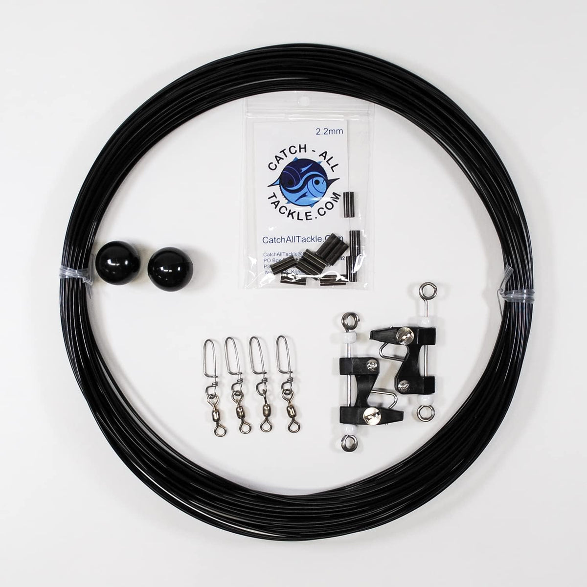 Kit aparejo refuerzo línea negra con bolas broches y engarces