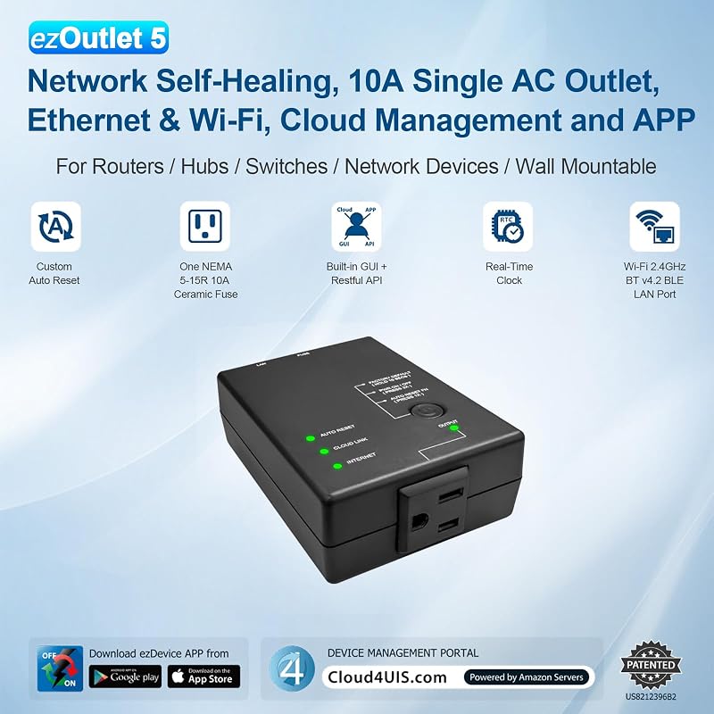 Alimentación remota 5 IP WiFi LAN nube app