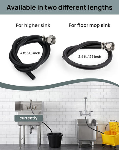 Manguera jardín 3/4pulg 48pulg con adaptador latón