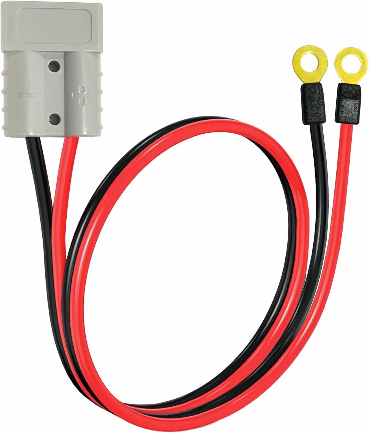 Cable enchufe Anderson 50 A con anillo cobre 10 AWG 19.7"