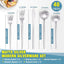 Set 40 Pzas Cubiertos Acero Inox Cepillado Mate