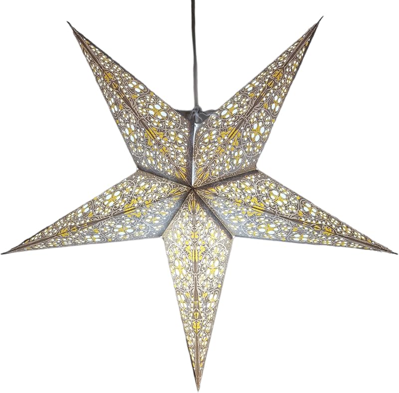 Pantalla linterna estrella 23.6pulg decoración Navidad boda