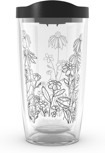 Vaso térmico doble pared Wildflower 16oz Coneflower