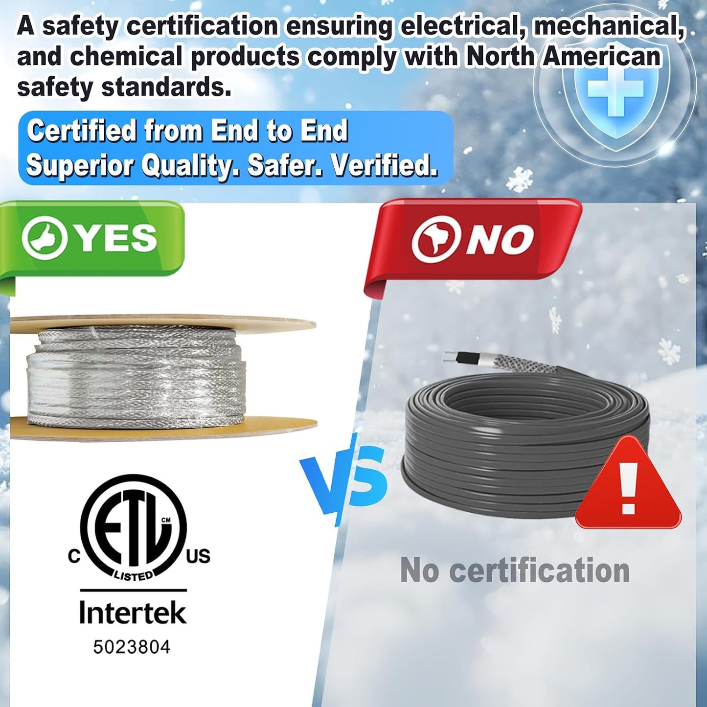 Cable calefactor autorregulador para hogar móvil