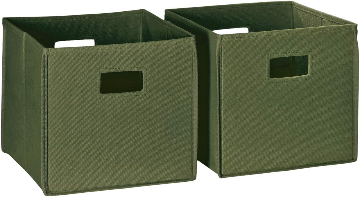 Set 2 Cubos Almacenamiento Plegables con Asas