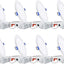 8 Luces LED empotrables 12W 6pulg 2700K blanco suave