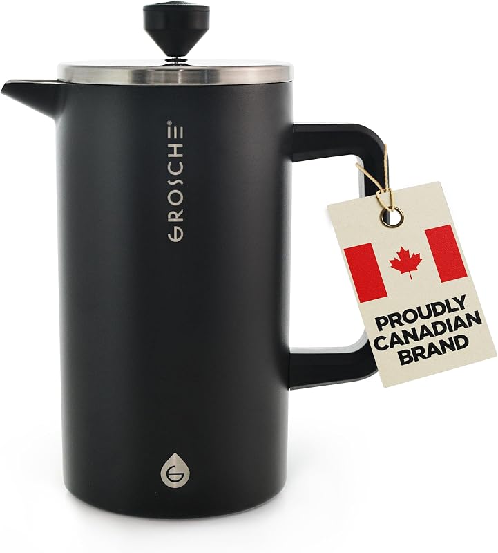 Cafetera prensa francesa acero inox 34oz negro