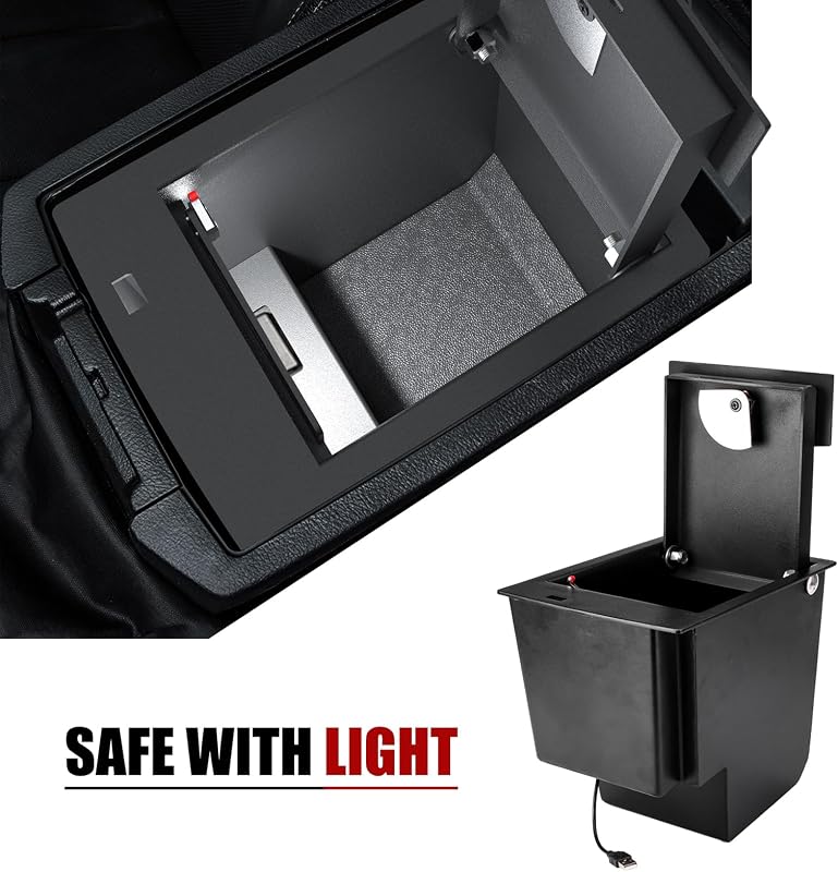 Caja fuerte consola con luz LED comp Toyota 4RUNNER 10-21
