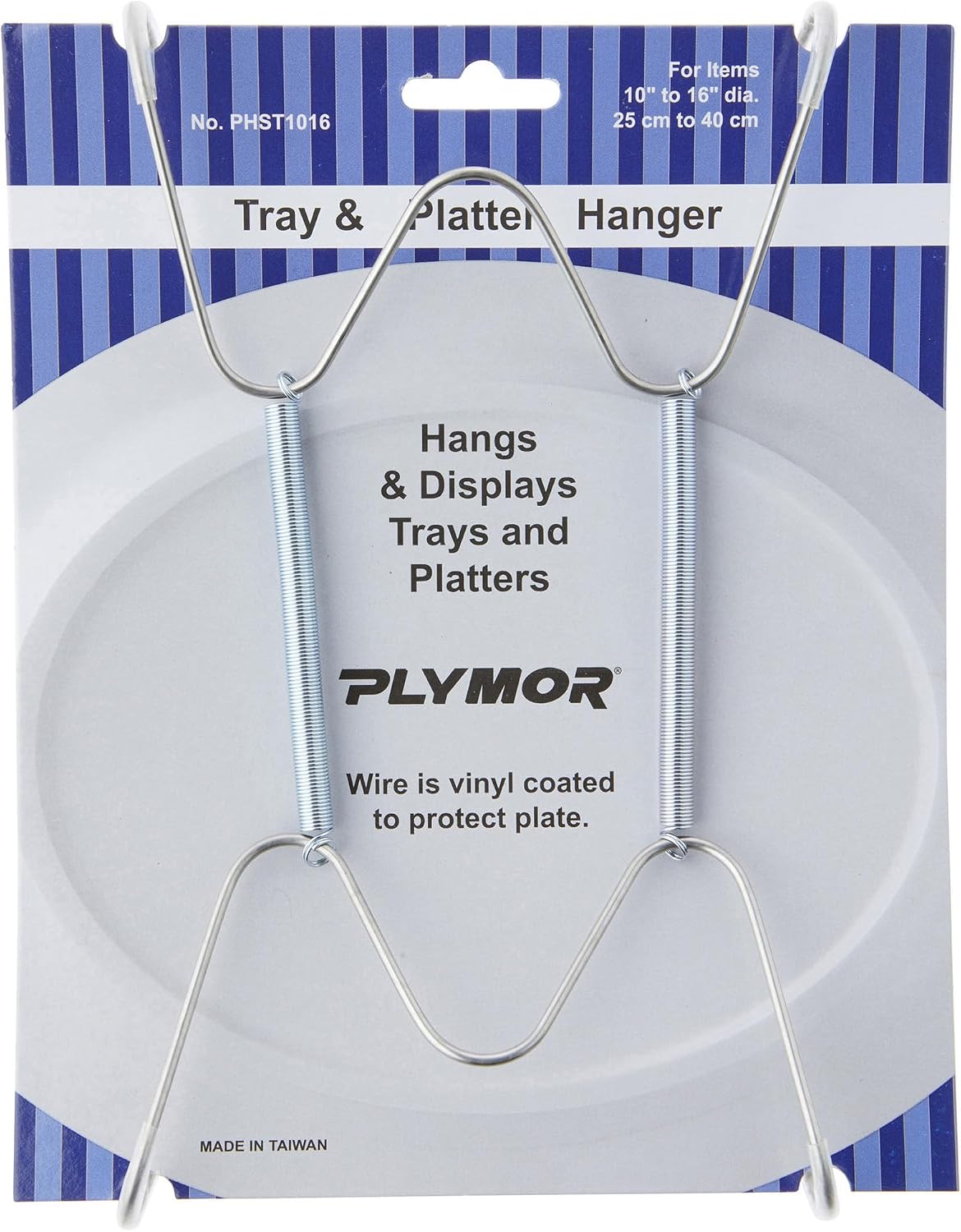 Bandeja colgador acero inox para pared 8.25x4.75"
