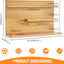 Organiz. figuras Tonie 3 niveles madera pino