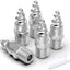 Boquilla atomización cono espiral acero inox 316 para polvo y riego