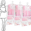 Bolsa ropa transparente PVC 40pulg con 5 bolsillos cremallera