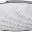 Bandeja acero inox redonda patrón panal 21x21pulg