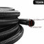 Manguera combustible acero inox trenzada 20ft color negro