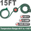 2 Cables Extensión 15ft con Interruptor 2 Clavijas 3 Tomas 16/2c