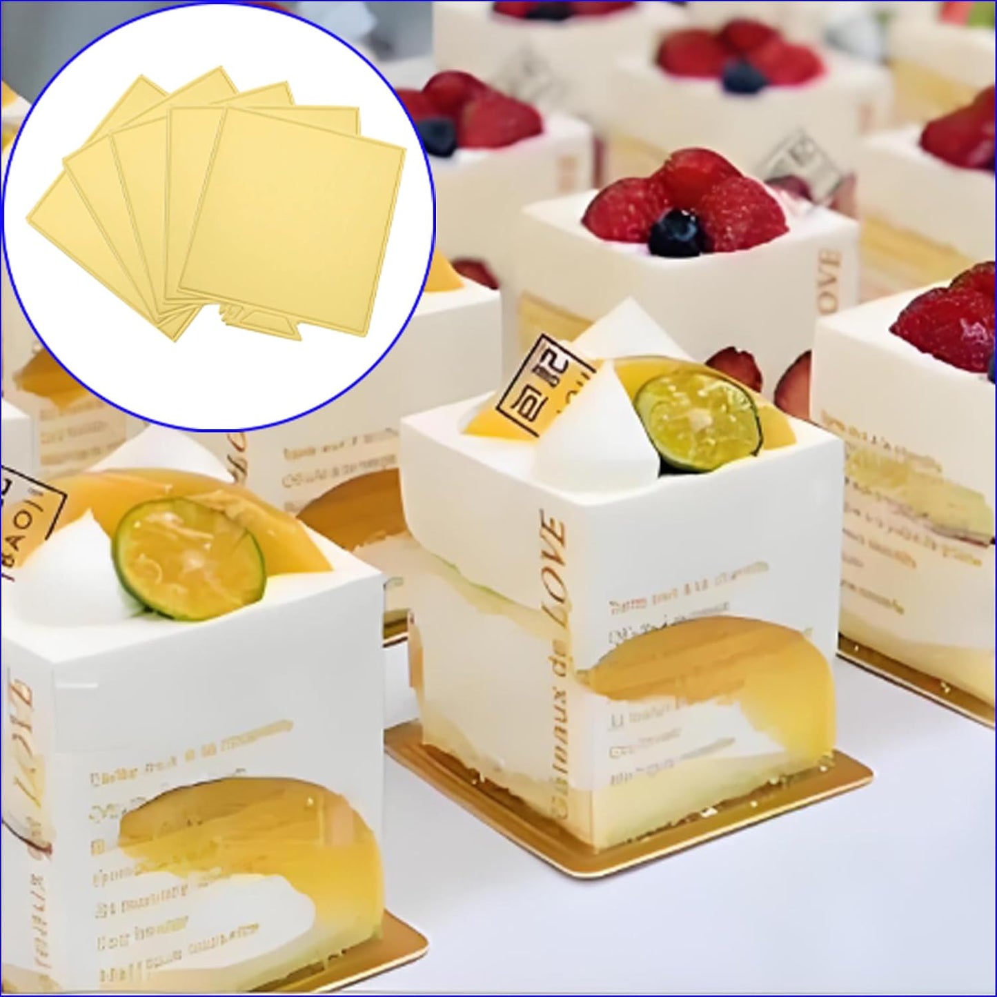 Base mousse cupcakes cartón 3.6pulg
