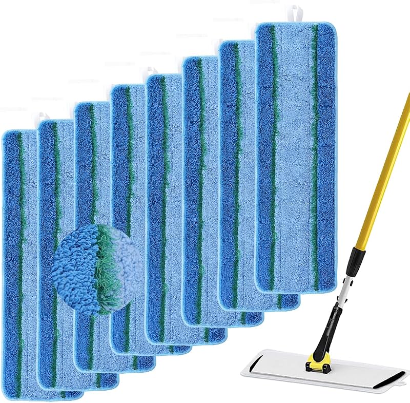 Almohadillas microfibra repuesto trapeador 18 y 17 pulg