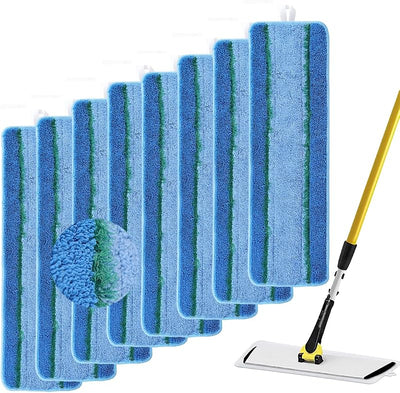 Almohadillas microfibra repuesto trapeador 18 y 17 pulg