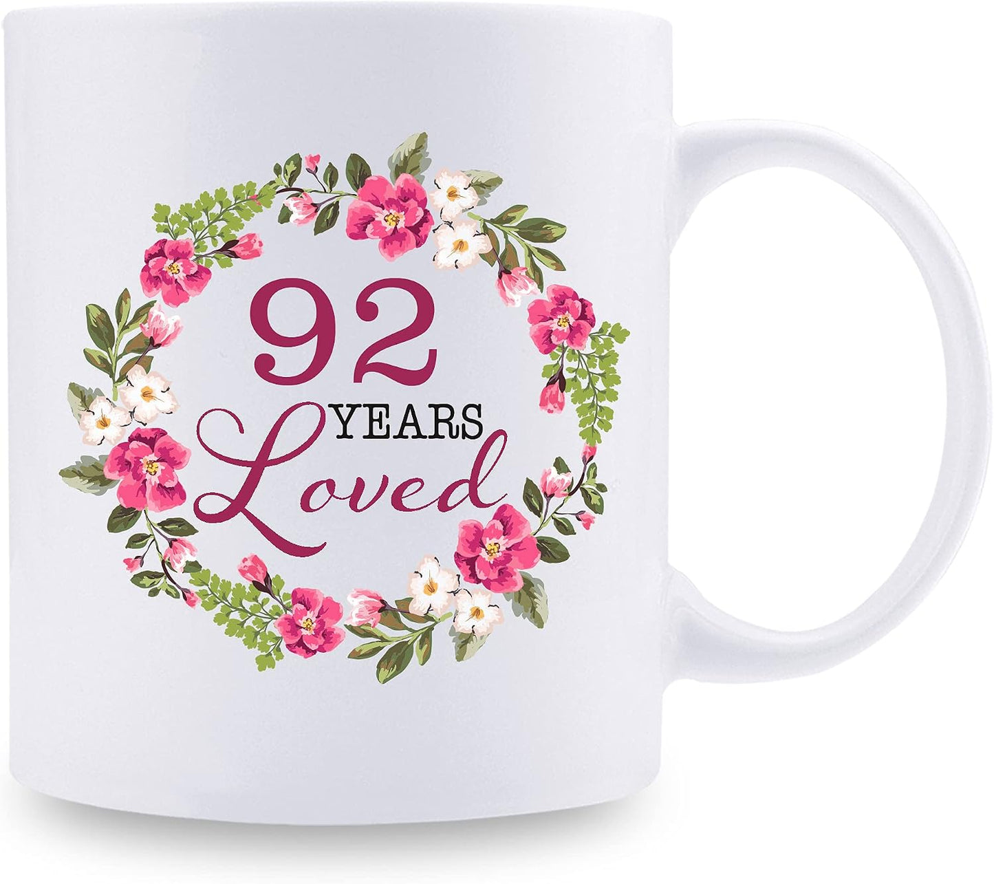 Taza café 11oz regalo 92 años mujer abuela mamá