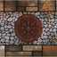 Tapete exterior 47x22pulg antiderrap puerta garaje