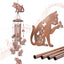 Campanillas viento metal para exteriores regalo conmemorativo