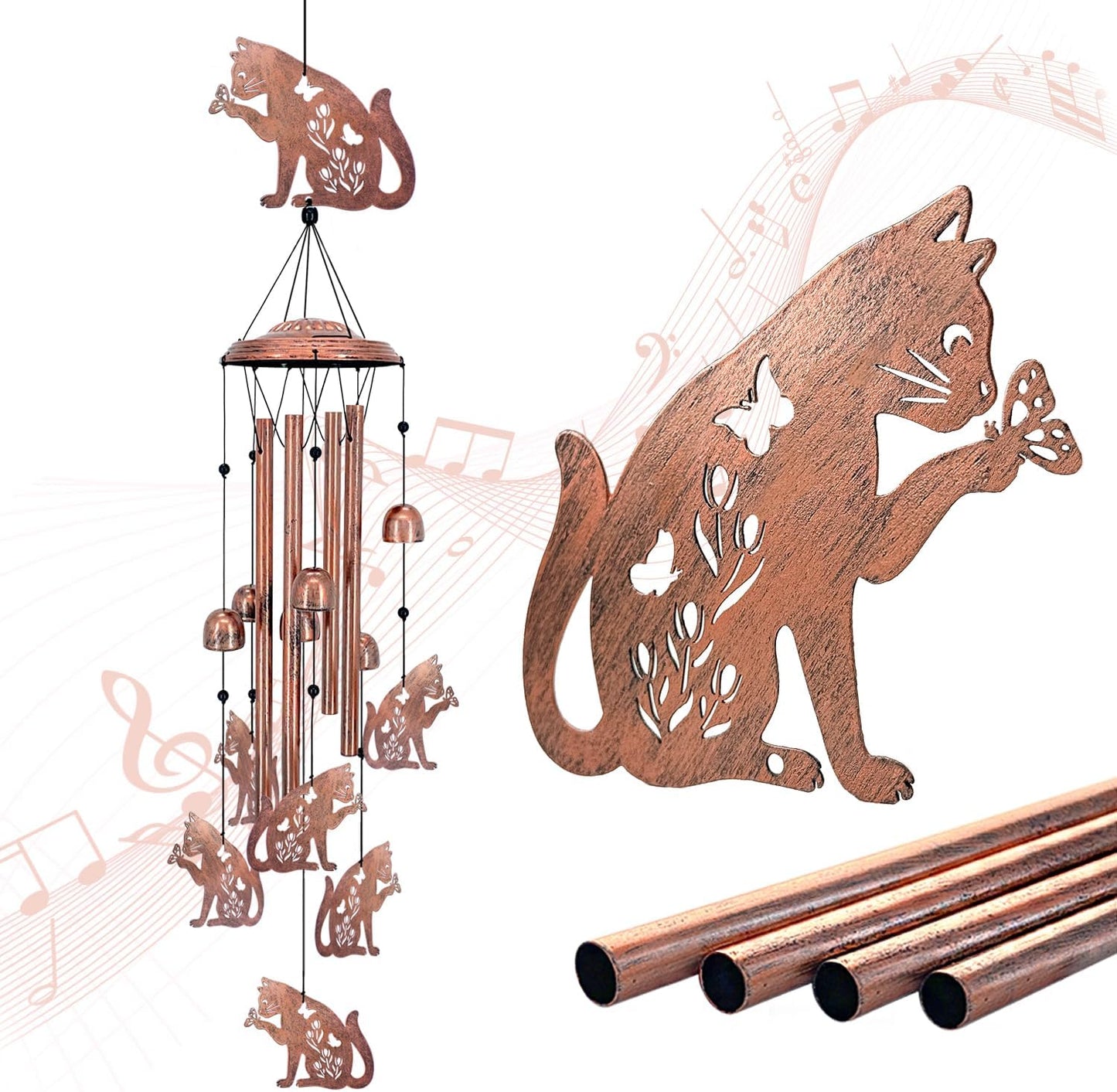 Campanillas viento metal para exteriores regalo conmemorativo