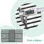 Rejillas parrilla Dynaglo DGH450CRP hierro fundido repuesto