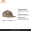 Sombrero caza ligero plegable malla camuflaje