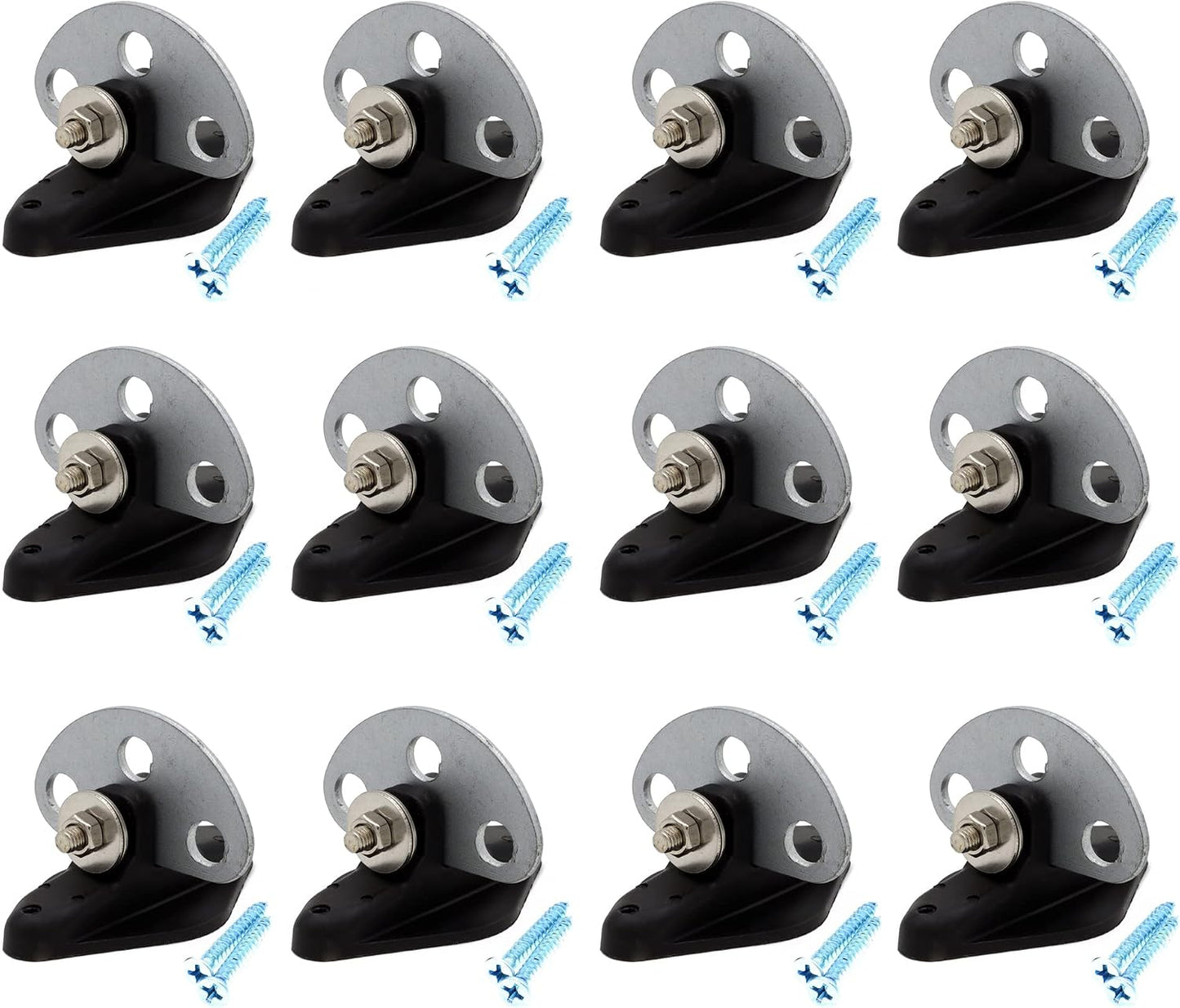 12 Aisladores Pinlock con Conector Puerta 3 Puntos