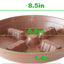 4 Pzas Platillos Plástico para Plantas 8-17pulg Interior Exterior
