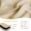 2 Cortinas impermeables patio 52x96" beige biscotti