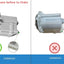 Conector DP040-018 para bomba drenaje GE Heavy DUTY