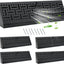 4 Rejillas Ventilación Suelo 18pulg Negro Difusor