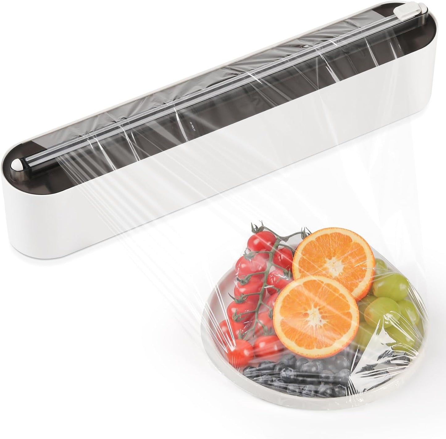 Dispensador papel aluminio plástico cortador magnético 12pulg