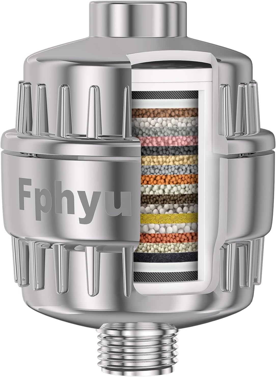 Filtro ducha 20 etapas elimina cloro fluoruro metales pesados