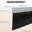 Cepillo puerta enrollable 3pulg 9x39.37pulg duradero