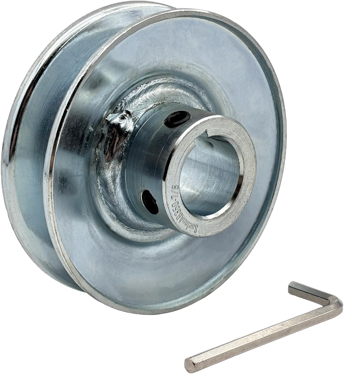 Polea correa V 7/8 pulg acero carbono para A B 5L 4L