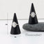 30 Soportes Anillos Cono Madera Negra Exhibición Joyería