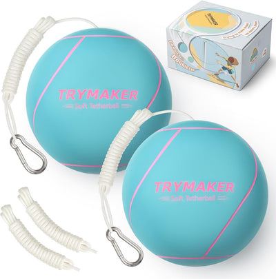 Bola Tetherball con cuerda 2" para niños, adultos y perros