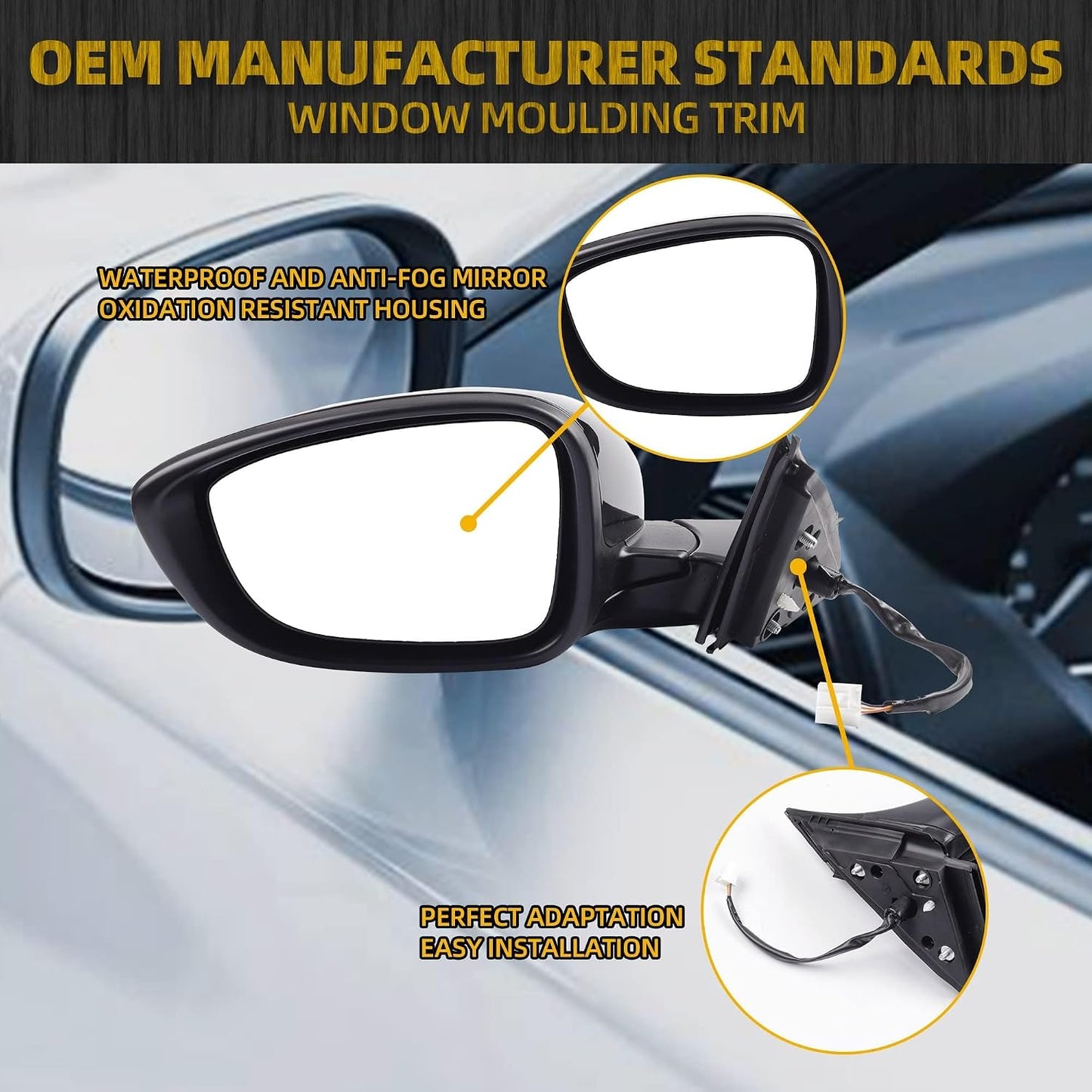 Espejo puerta conductor comp Honda Accord 1.5T 18-25