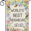 Bandera jardín mariposas 12x18pulg doble cara