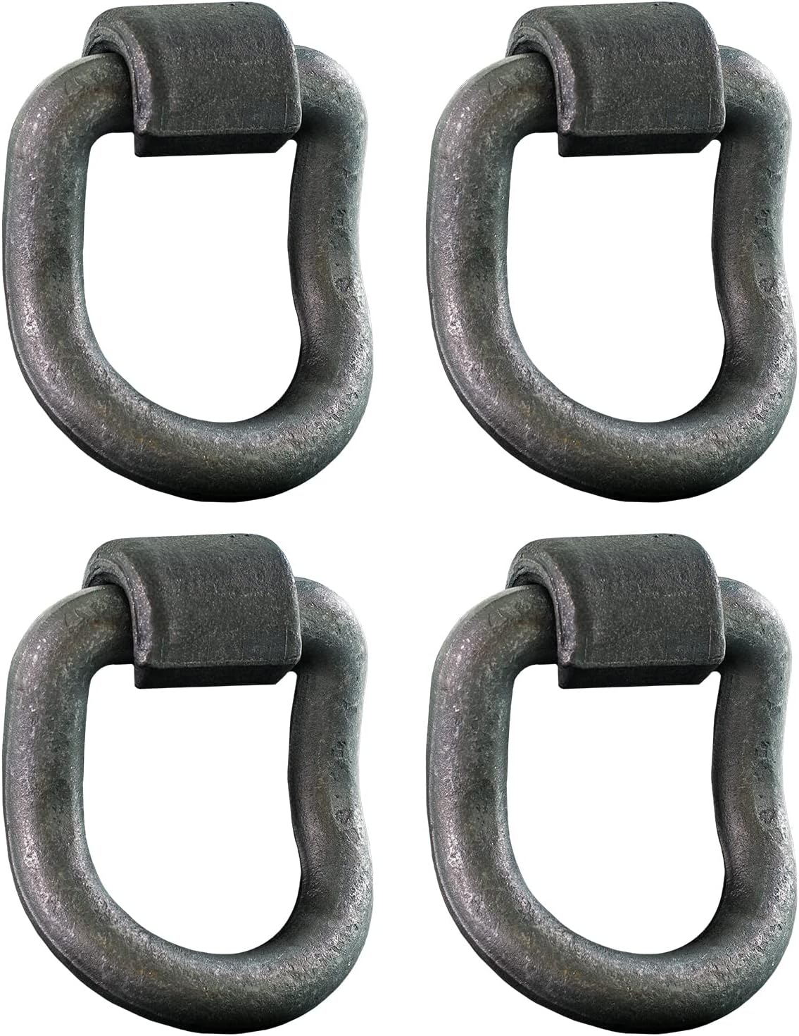 Anillo en D forjado acero 55 grados con soporte 4uds