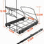 Soporte cubo basura acero inox ajustable 7-11gal negro
